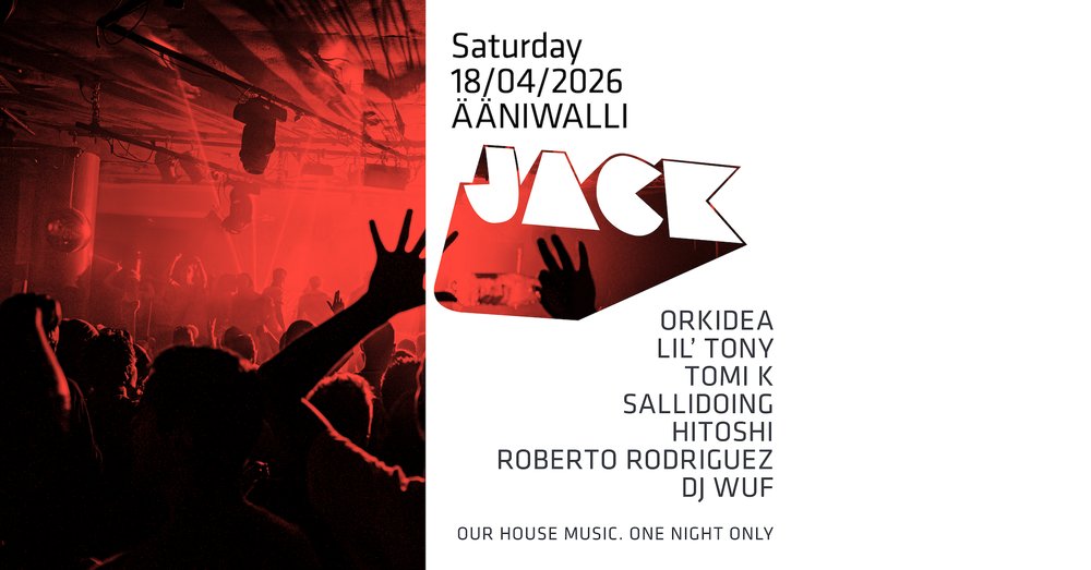 JACK - Our House Music. One Night Only.
