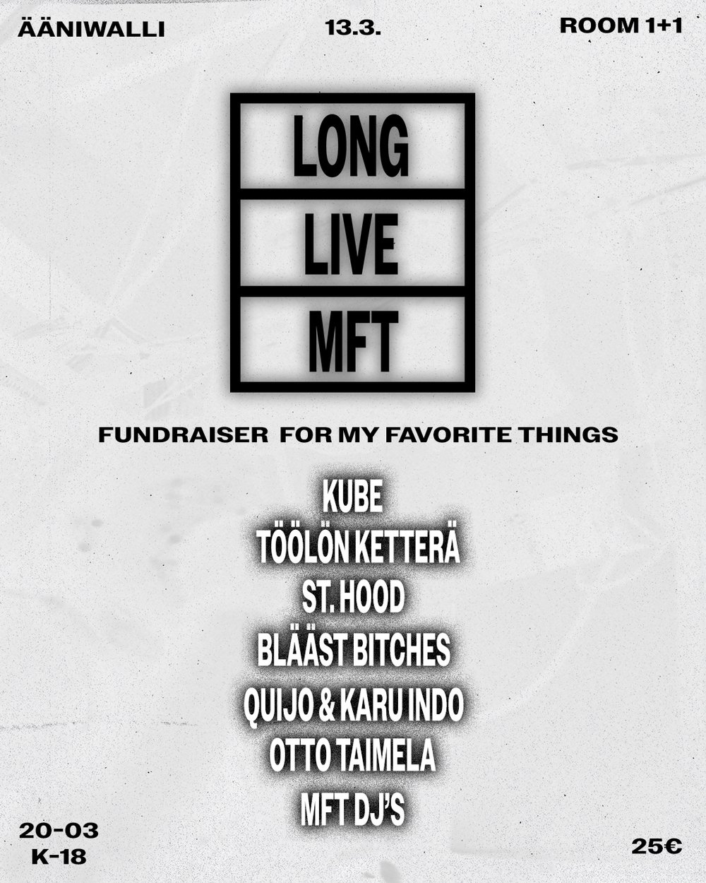 My Favorite Things fundraiser