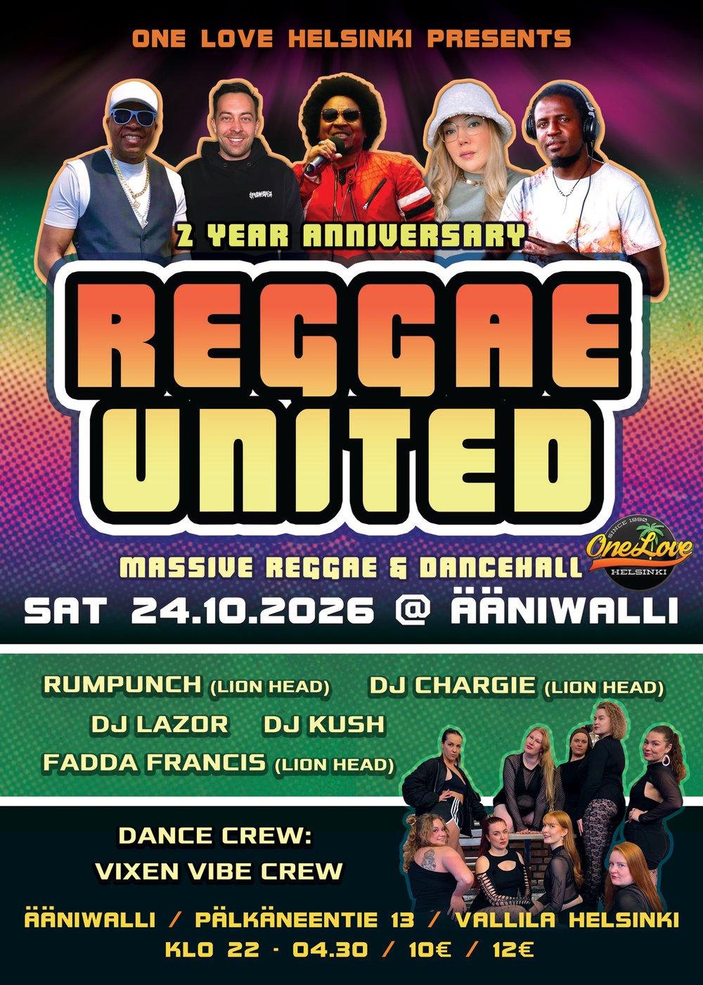 REGGAE UNITED (2 YEAR ANNIVERSARY JAM)